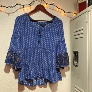 American Eagle Floral Blouse
